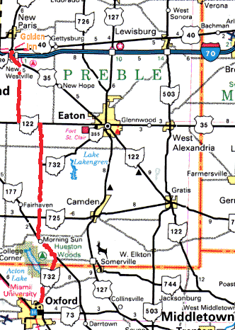 Miami University Map